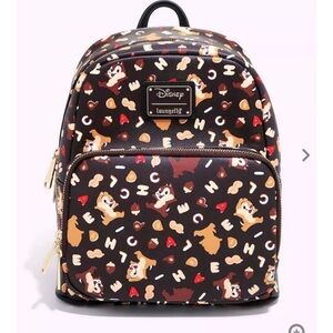 🌰Loungefly Disney Chip 'n Dale Mini Backpack - BoxLunch Exclusive 🥜